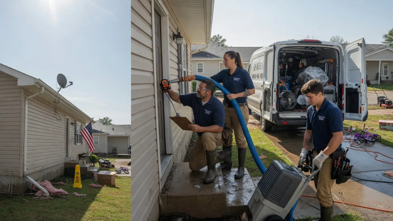 Ceiling Water Damage Restoration in Anamosa, IA near me